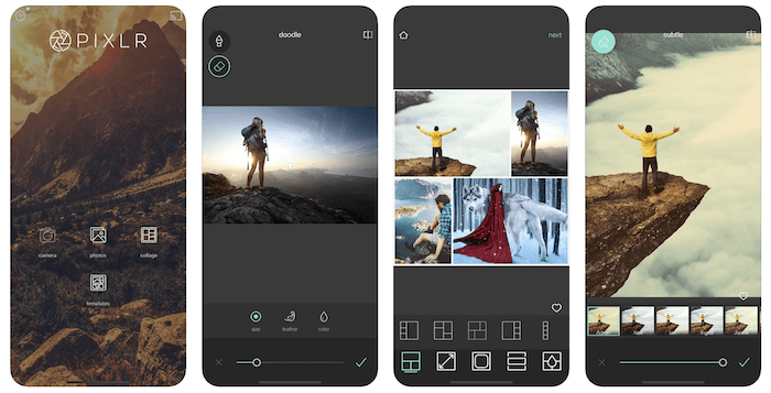 pixlr camera app for iphone