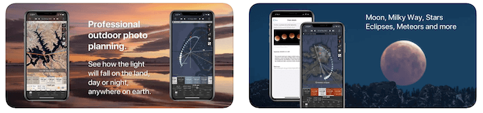 The Photographer's Ephemeris camera app