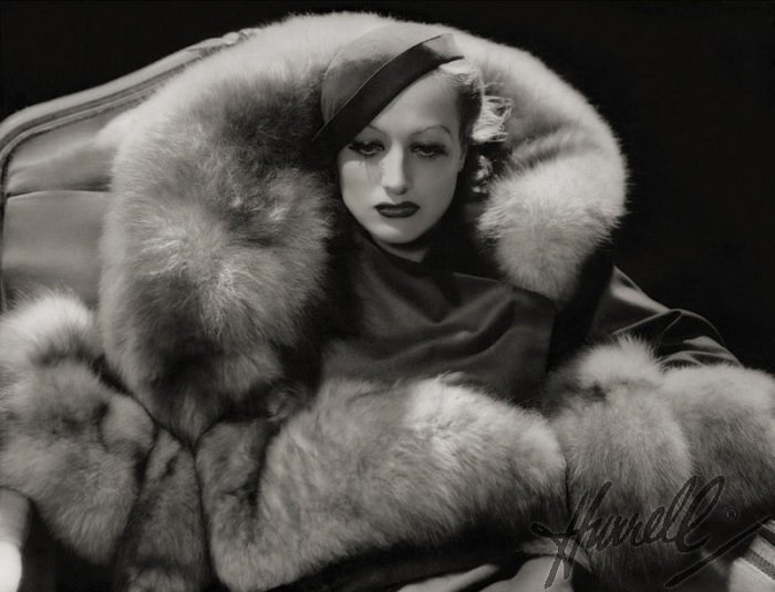 Joan Crawford in Furs