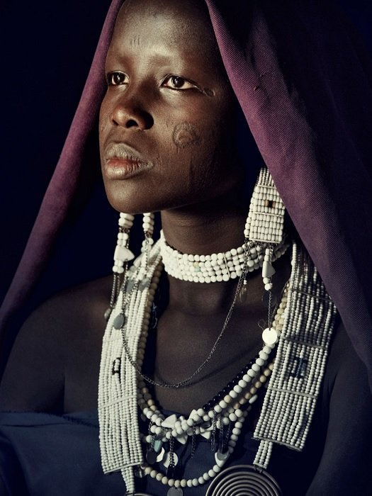 portrait of a young Maasai Tribesman