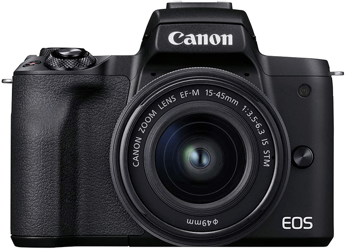 product photo of Canon EOS M50 Mark II, one of the best budget cameras
