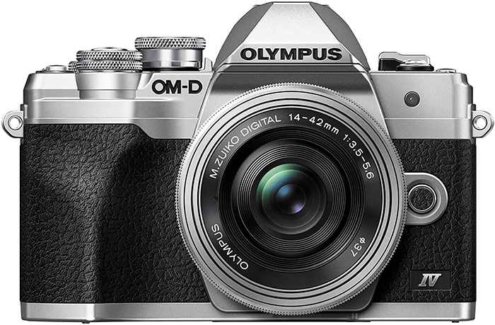 product photo of Olympus OM-D E-M10 Mark IV, one of the best budget cameras