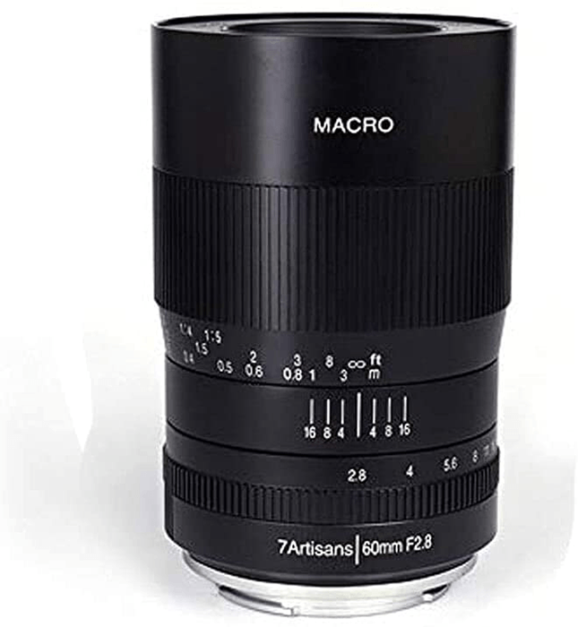 7Artisans Photoelectric 60mm f/2.8 macro lens product photo