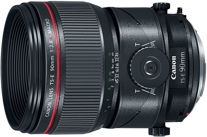 Canon TS-E 90mm f/2.8L macro lens product photo