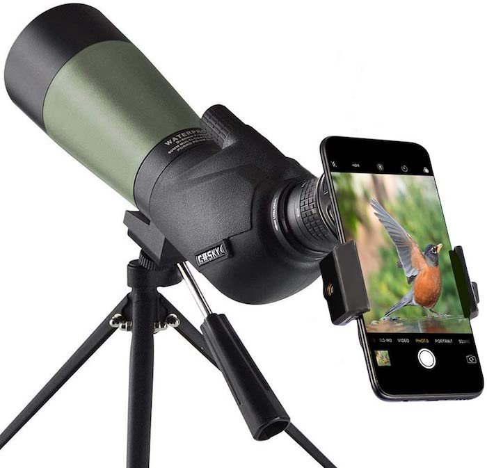 Gosky BAK 4 spotting scope for bird photography