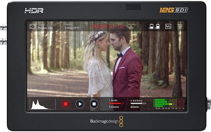Blackmagic Video Assist 5” 12G HDR external camera screen