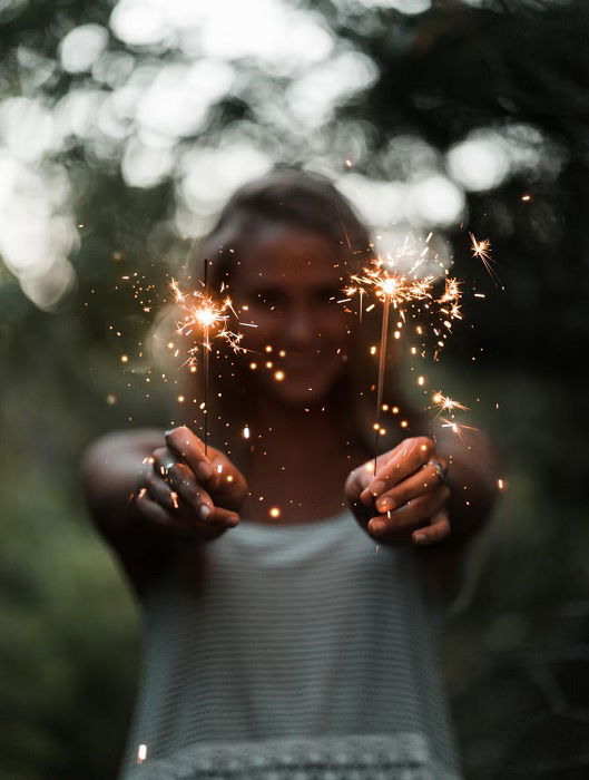 Young Woman Posing Outside in the Evening · Free Stock Photo