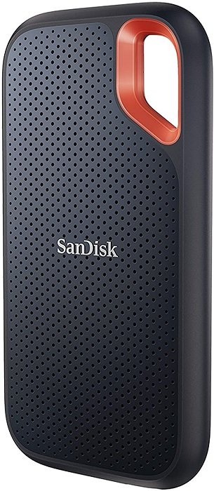 Sandisk extreme portable SSD product shot