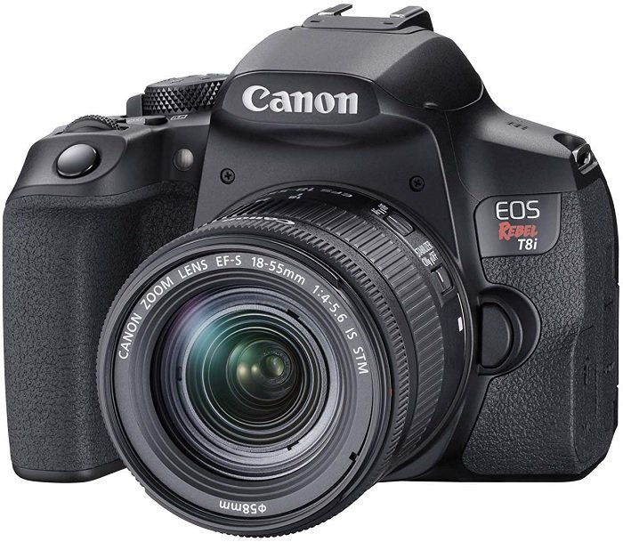 Canon Rebel EOS T8i product image, one of the best best canon cameras for beginners