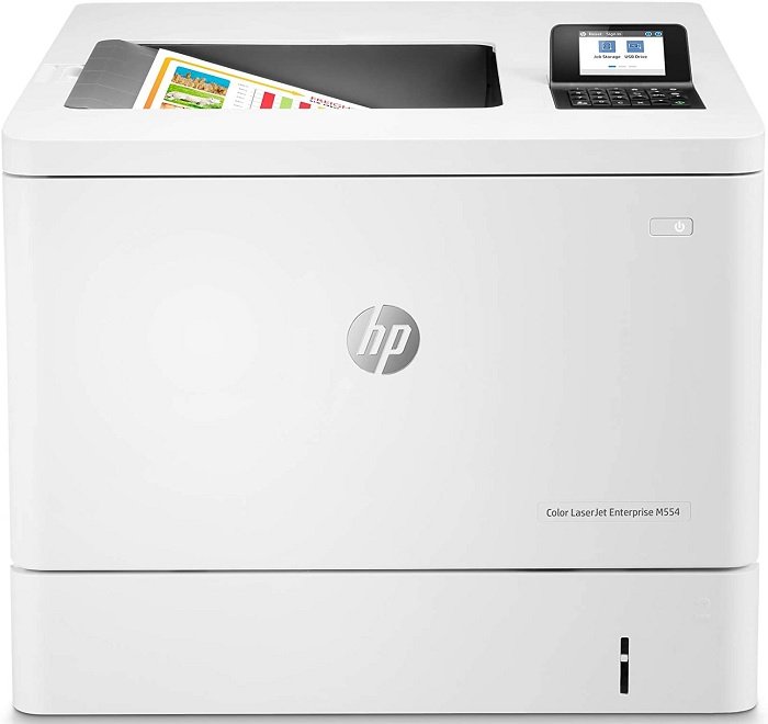 HP Color LaserJet Enterprise M554dn color laser printer