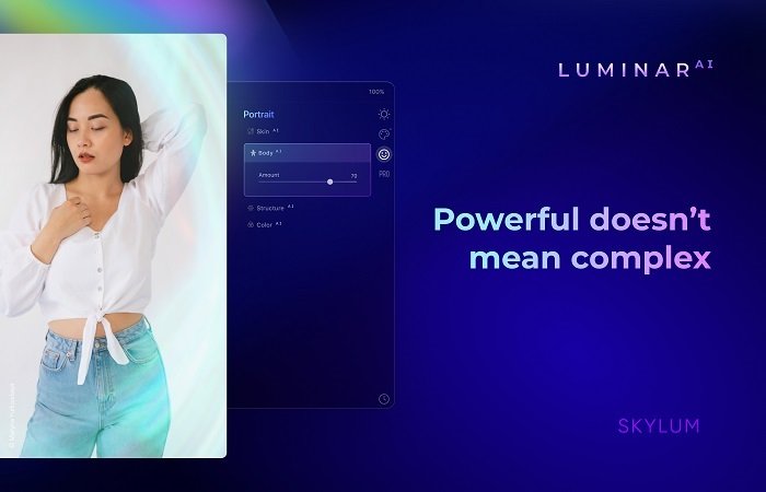 Luminar AI banner from Skylum