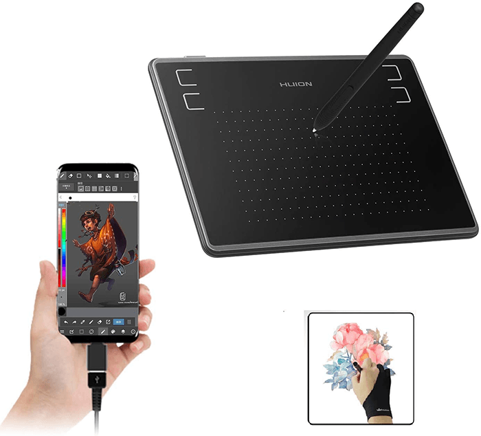 Huion Inspiroy H430P drawing tablet product photo