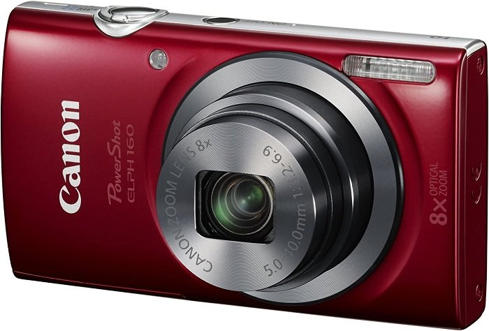 Canon Powershot ELPH 160 red, a camera under 200