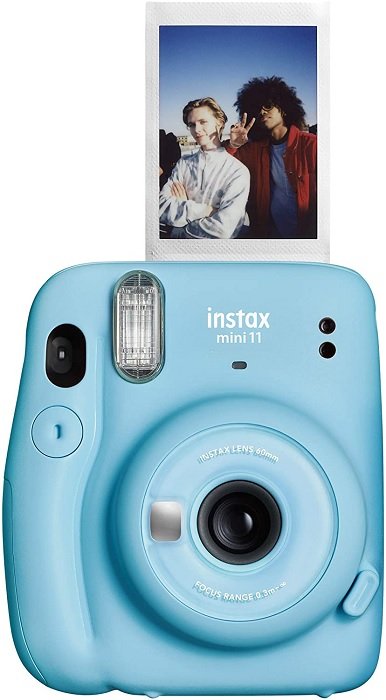 Fujifilm Instax Mini 11 baby blue camera, under 200