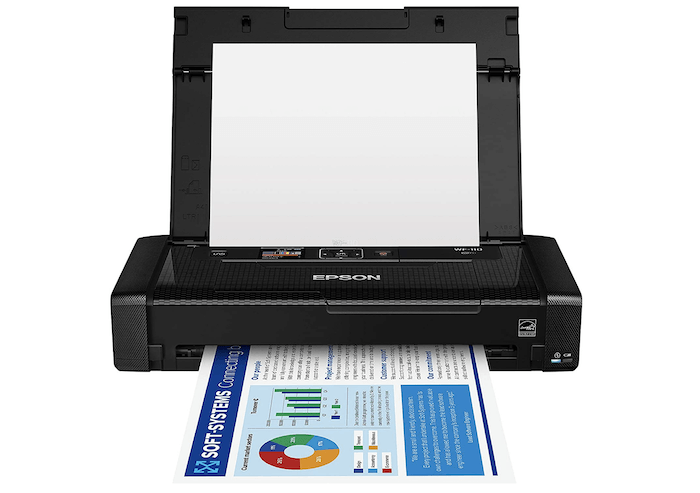 product photo of the Epson Workforce WF-110 portable printer