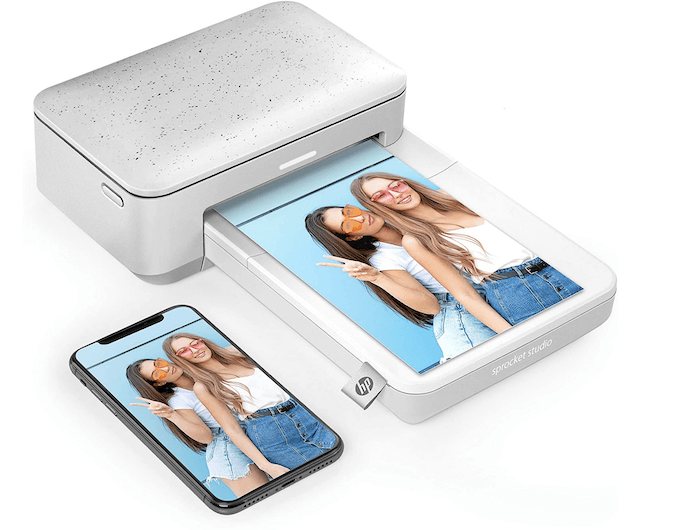 product photo of the HP Sprocket Studio portable printer