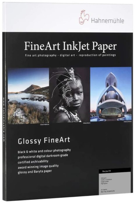 Product photo of the Hahnemule glossy fine art photo paper