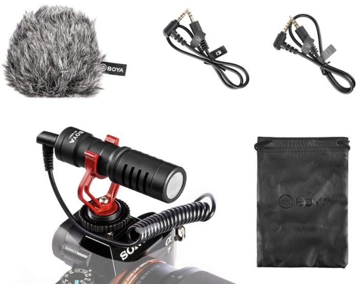 product photo of the Boya BY-MM1 dslr microphone