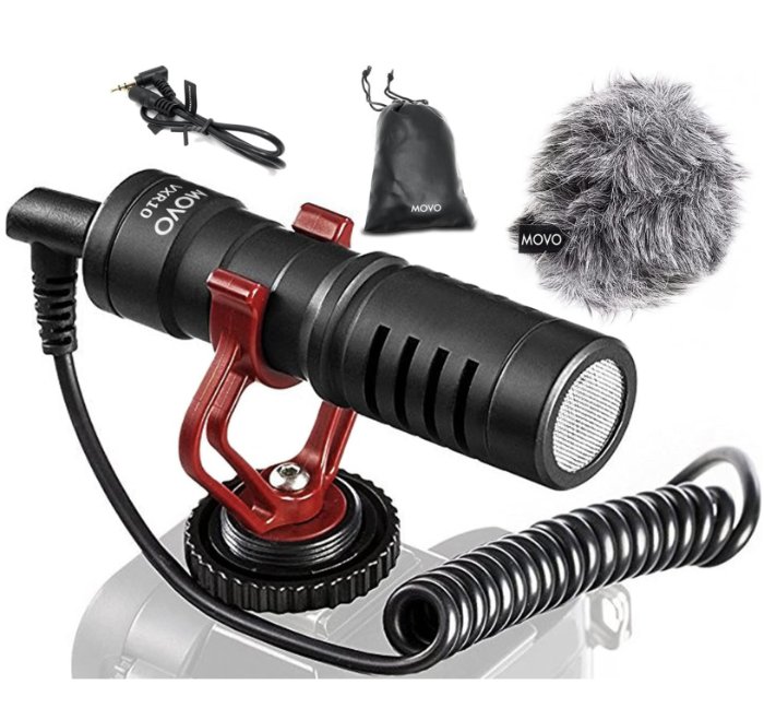 product photo of the Movo lavalier dslr mic