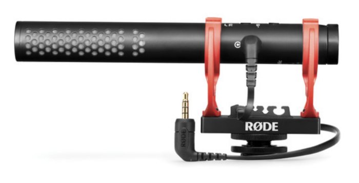 product photo of the Rode Videomic NTG dslr microphone