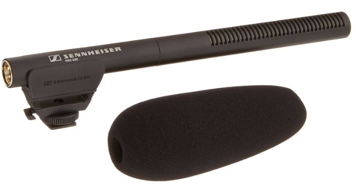 product photo of the Sennheiser MKE600 dslr microphone