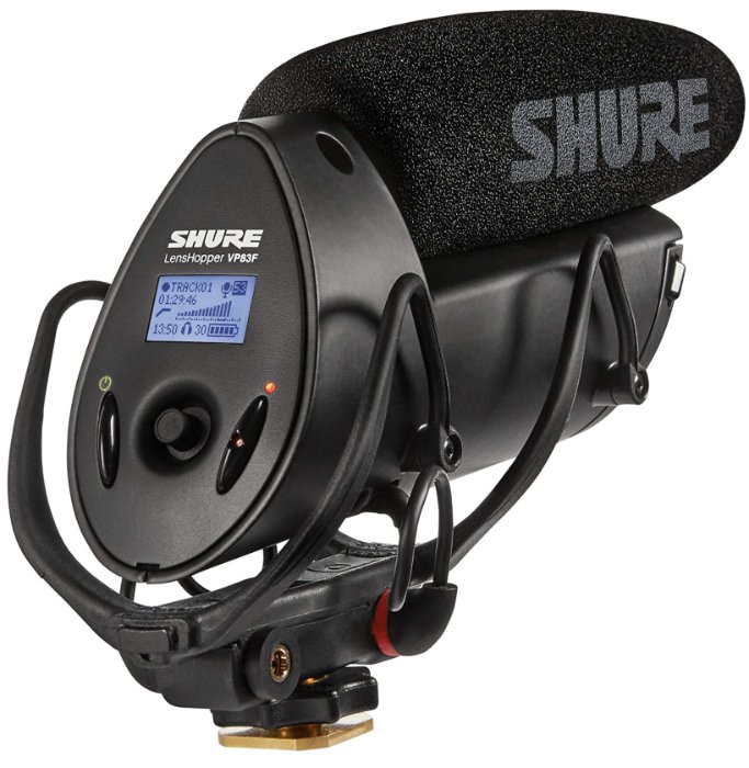 product photo of the Shure VP83F dslr microphone