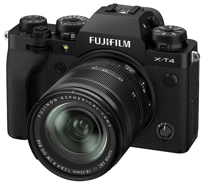fujifilm x-t4 camera product photo