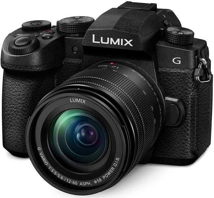 Panasonic Lumix G95 micro 4 3 product photo with lens