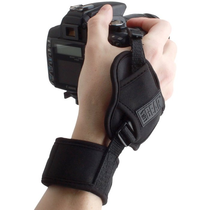 USA Gear Dual-Grip camera hand strap product photo