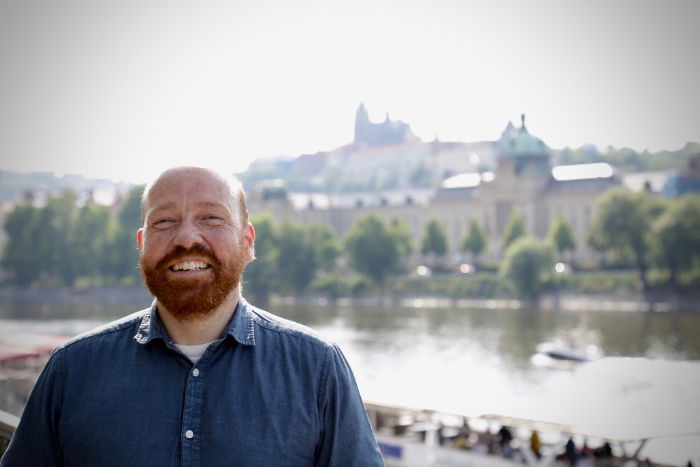 Headshot of a man in Prague