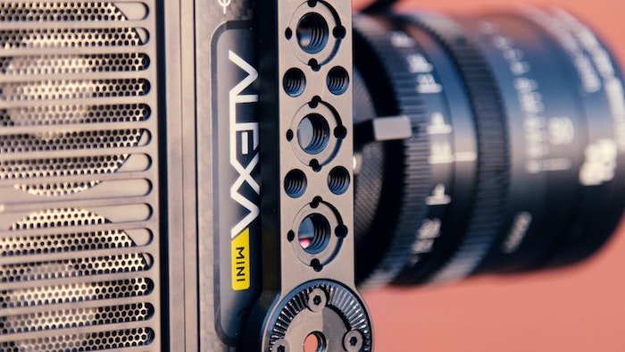 Close-up of Arri Alexa camera
