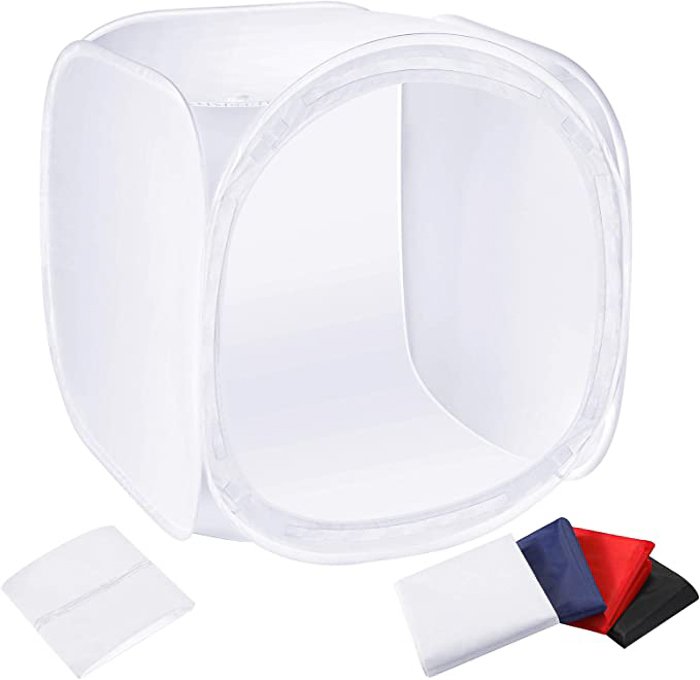 A white light tent kit