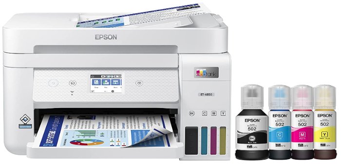 Epson Ecotank 4850 wireless printer product photo