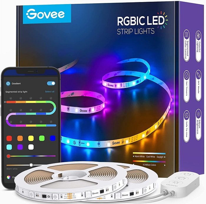 Govee RGBIC smart strip lights product photo