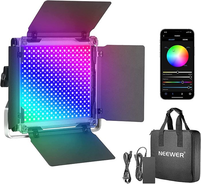 Neewer RGB LED light panel product image