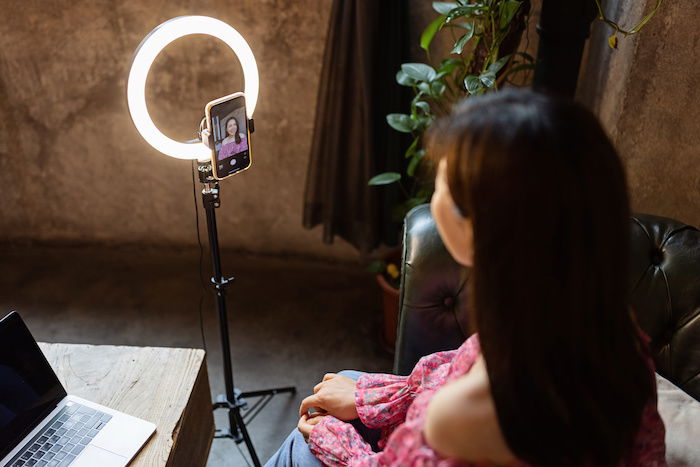 portable light for zoom meetings