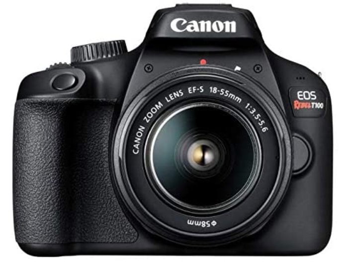 Canon EOS Rebel T100 digital camera product photo