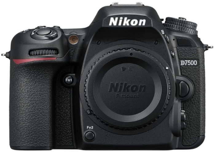 Nikon D7500 digital camera product photo