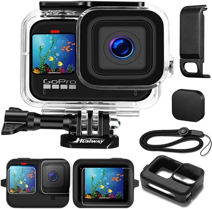 Husiway underwater case for GoPro Hero bundle product image