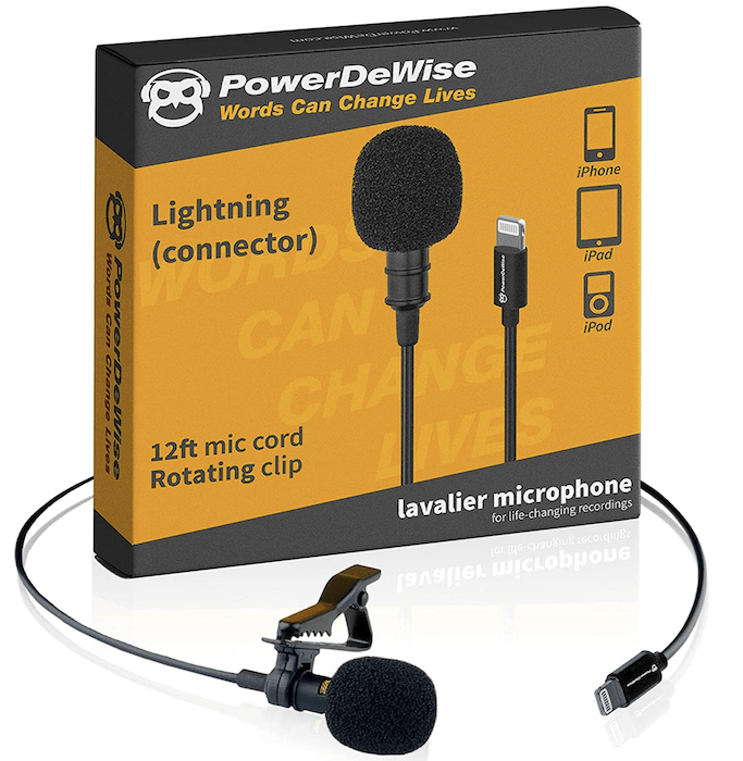 Powerdewise Lavalier Lapel Microphone 