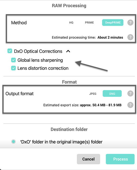 DxO PureRAW 3.6.2.26 instal the last version for windows