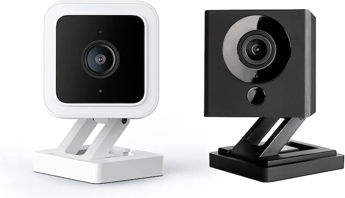 Product photo of one white and one black Wyze hidden cameras