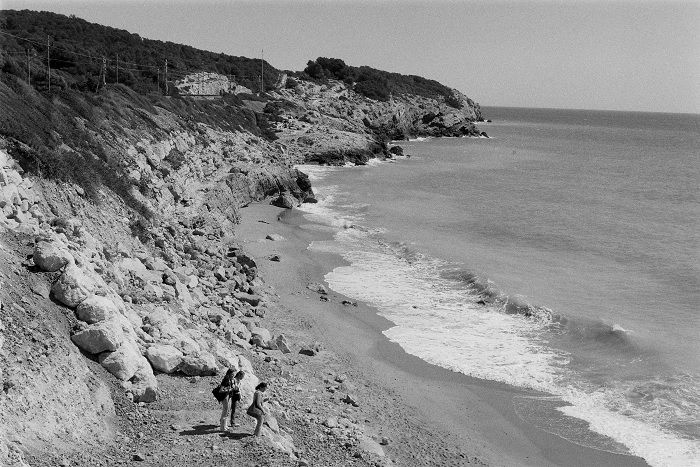 Catalunya coast landscape shot on Kentmere 400