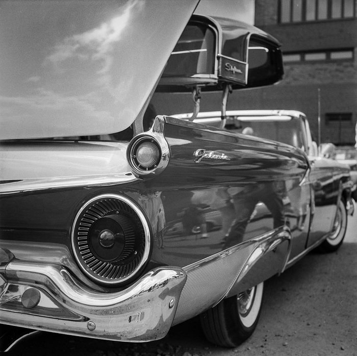 Classic American car shot on Rollei RPX 100