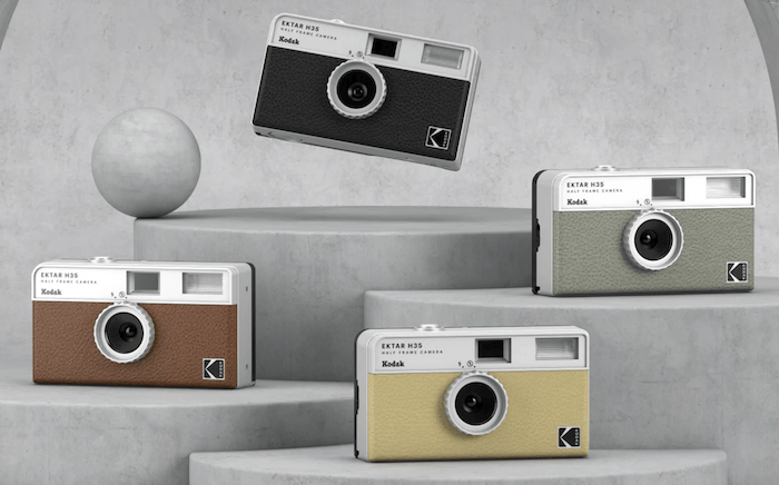 The whole colour range of the Kodak Ektar H35 