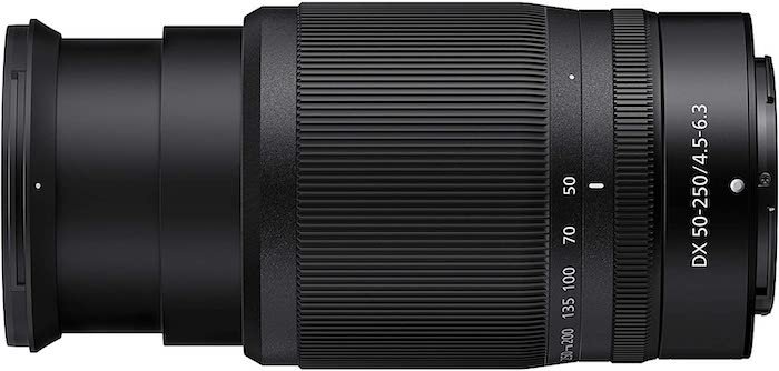 Product image of the Nikon Z DX 50-250mm f/4.5-6.3 VR telephoto lens
