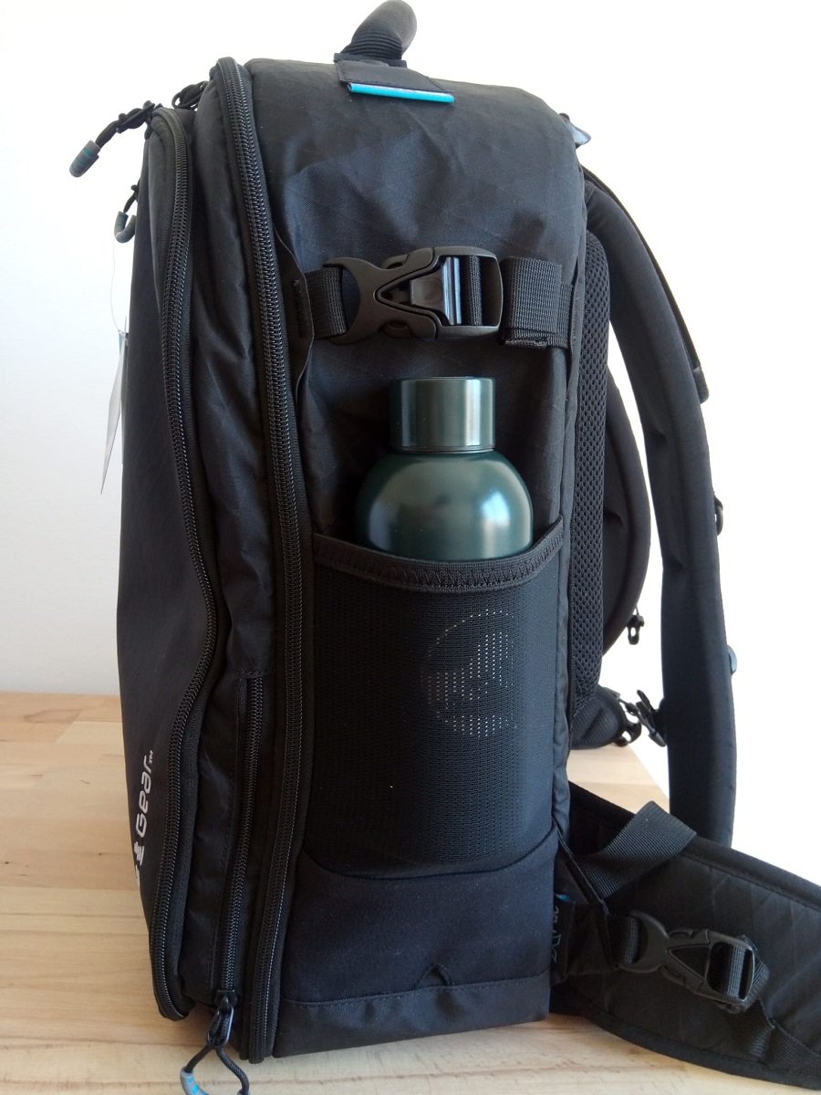 Water bottle pouch and tripod strap