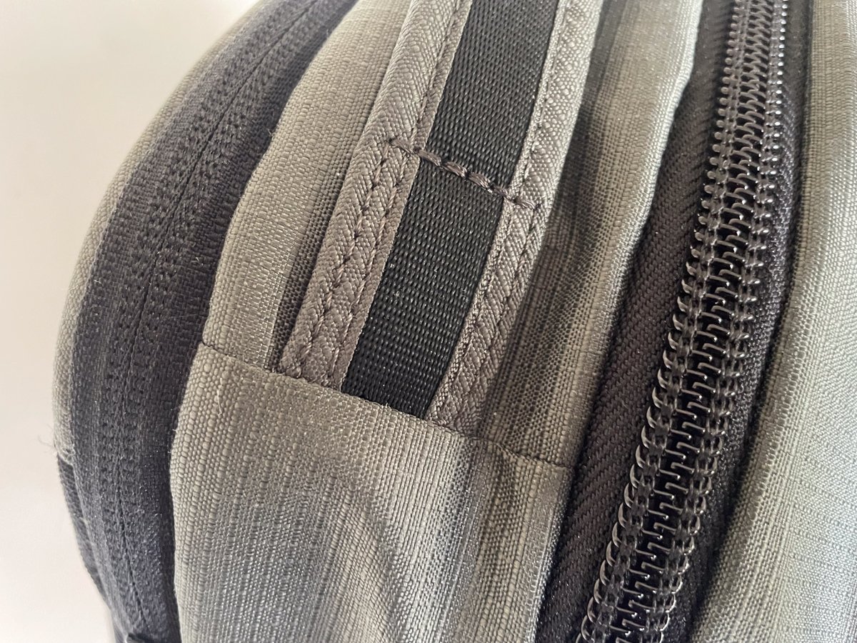 Lowepro FastPack detail of stitching