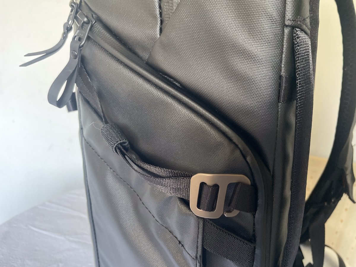 using the tripod strap for security