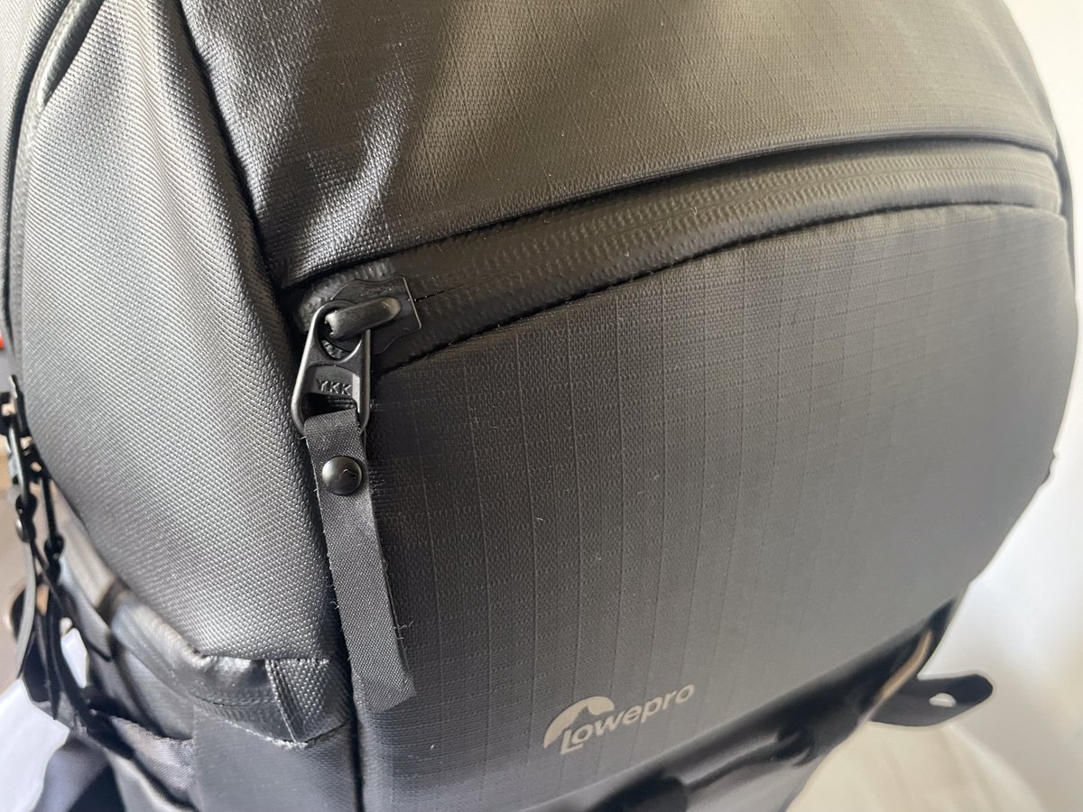 detail of zipper